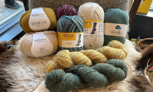 Explore our Sock Weight Yarns at No Frills Knitting