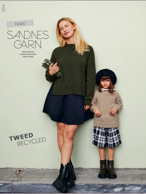 2214 Tweed | Sandnes Garn Knitting Pattern Booklet
