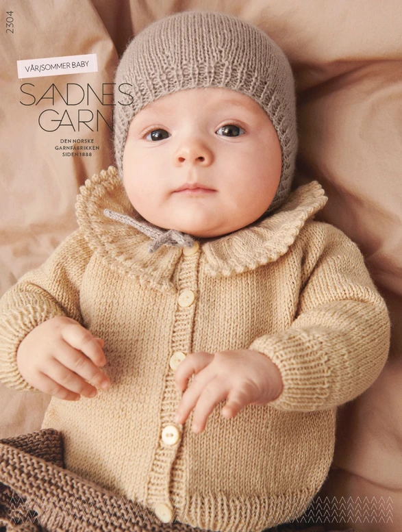 2304 Spring Summer Baby Sandnes Garn Knitting Pattern Booklet