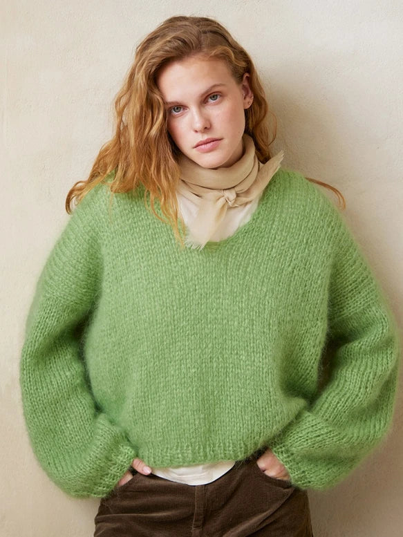 2402 No.3 Facile Sweater | Sandnes Garn Single Printed Knitting Pattern