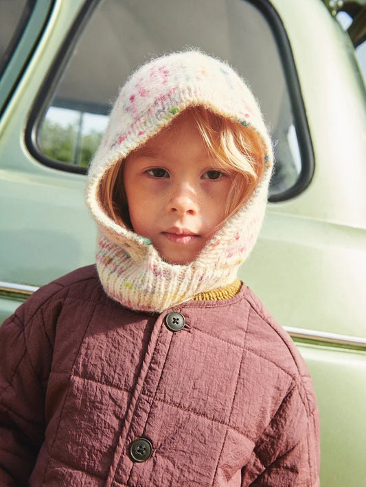 2506 No.03 Hugsy Hood Junior | Sandnes Garn Single Printed Knitting Pattern