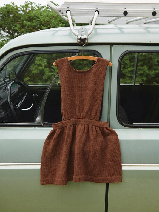 2506 No.05 Belle Dress Junior | Sandnes Garn Single Printed Knitting Pattern