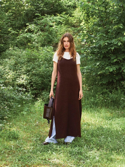 2507 No.02 Emerson Dress | Sandnes Garn Single Printed Knitting Pattern