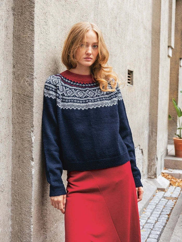 2510_02 Marius Sweater Women's | Sandnes Garn Single Printed Knitting Pattern