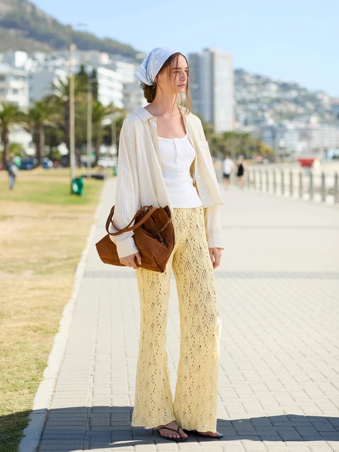2604_04 Summer Pants | Sandnes Garn Single Printed Knitting Pattern