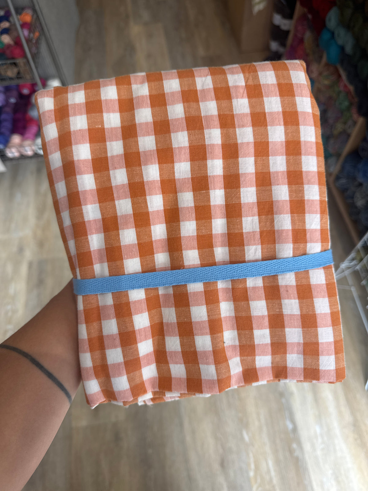Check - Orange + Light Purple (3.5m)