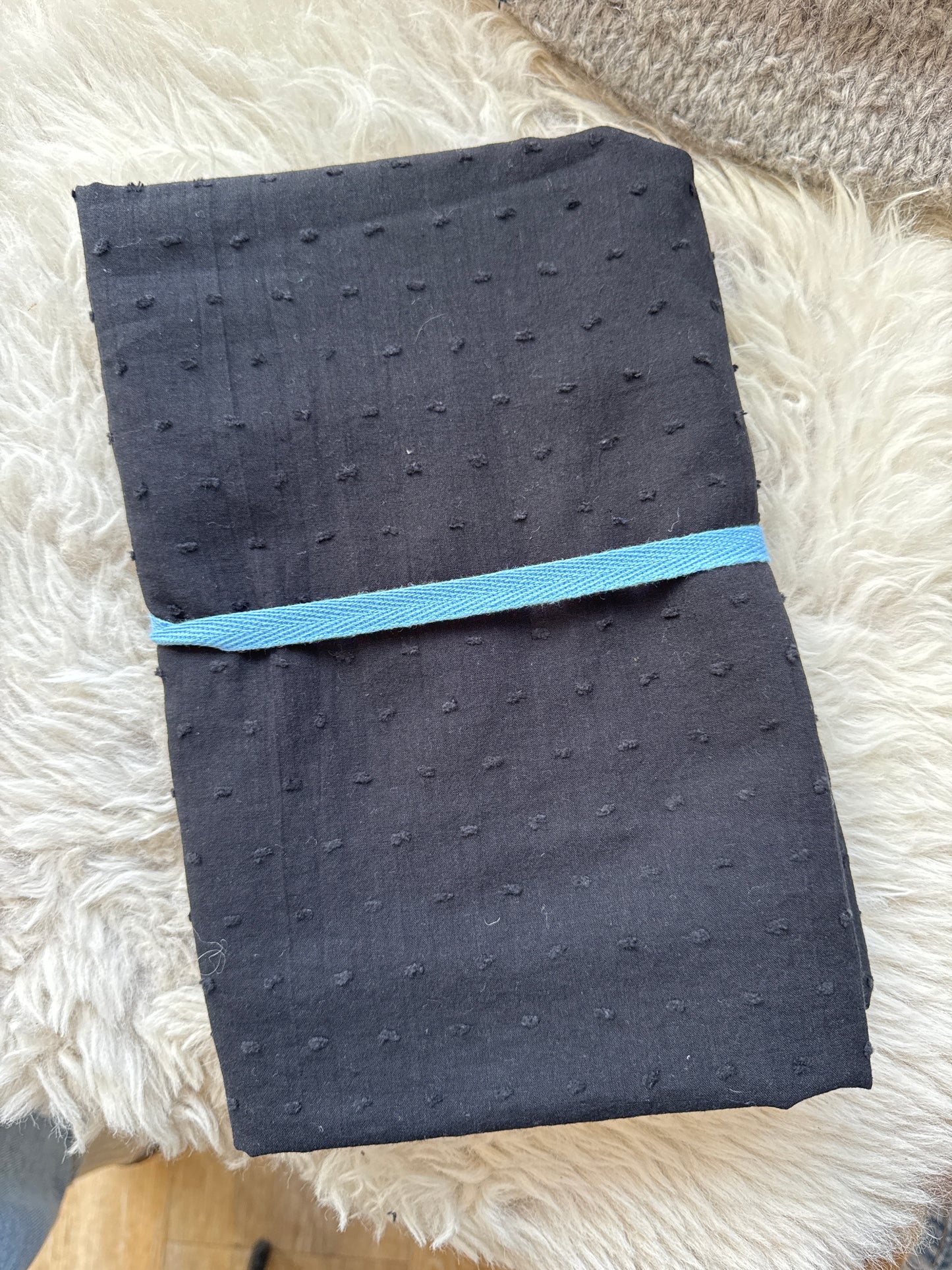 Cotton Dobby Black - 1.5m
