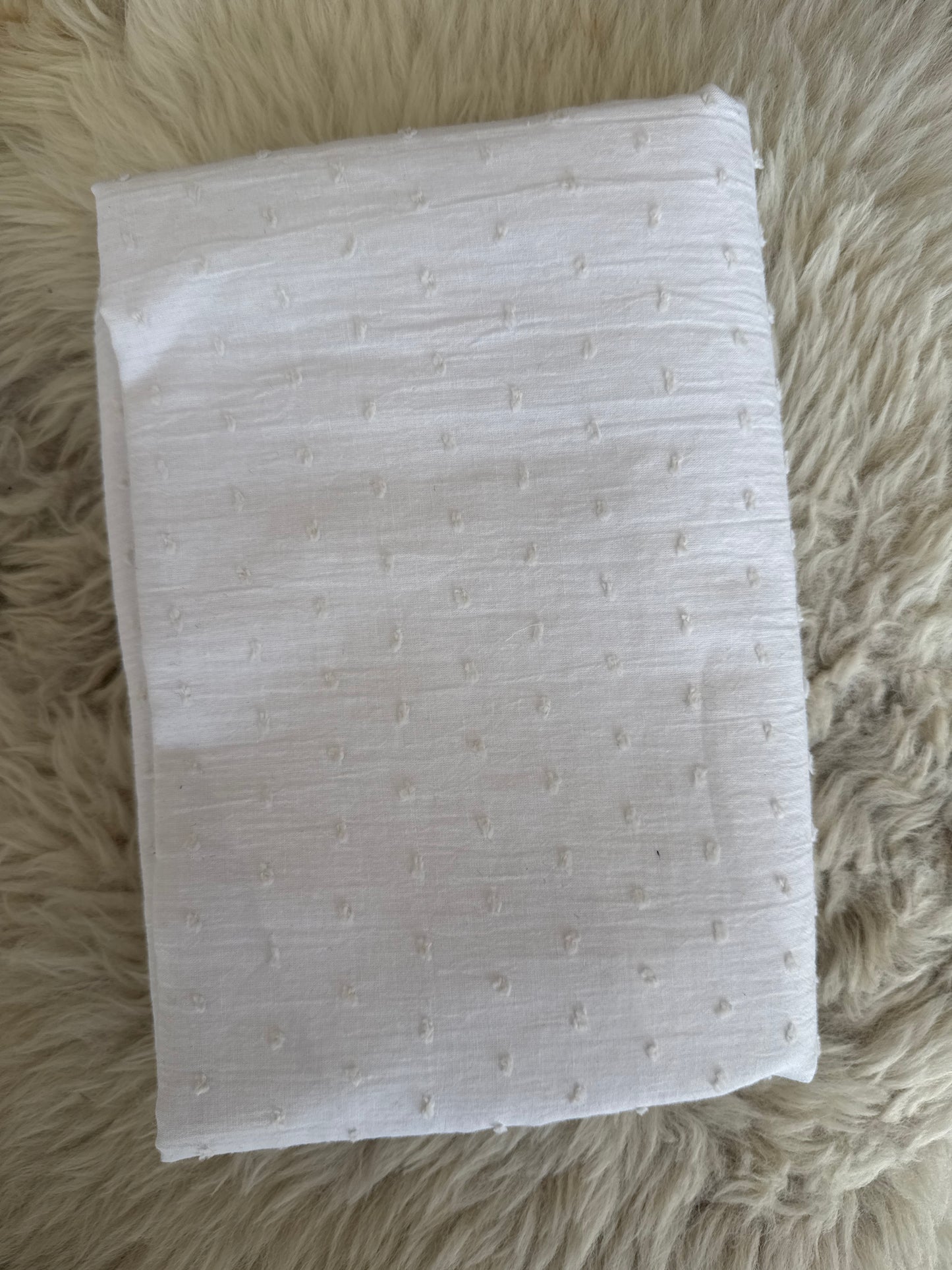 Cotton Dobby White - 2m