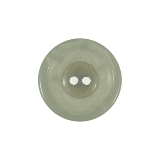 Bio Resin 2 Hole Button - Grey (15mm)