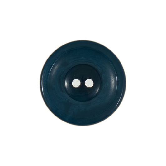Bio Resin 2 Hole Button - Navy (15mm)