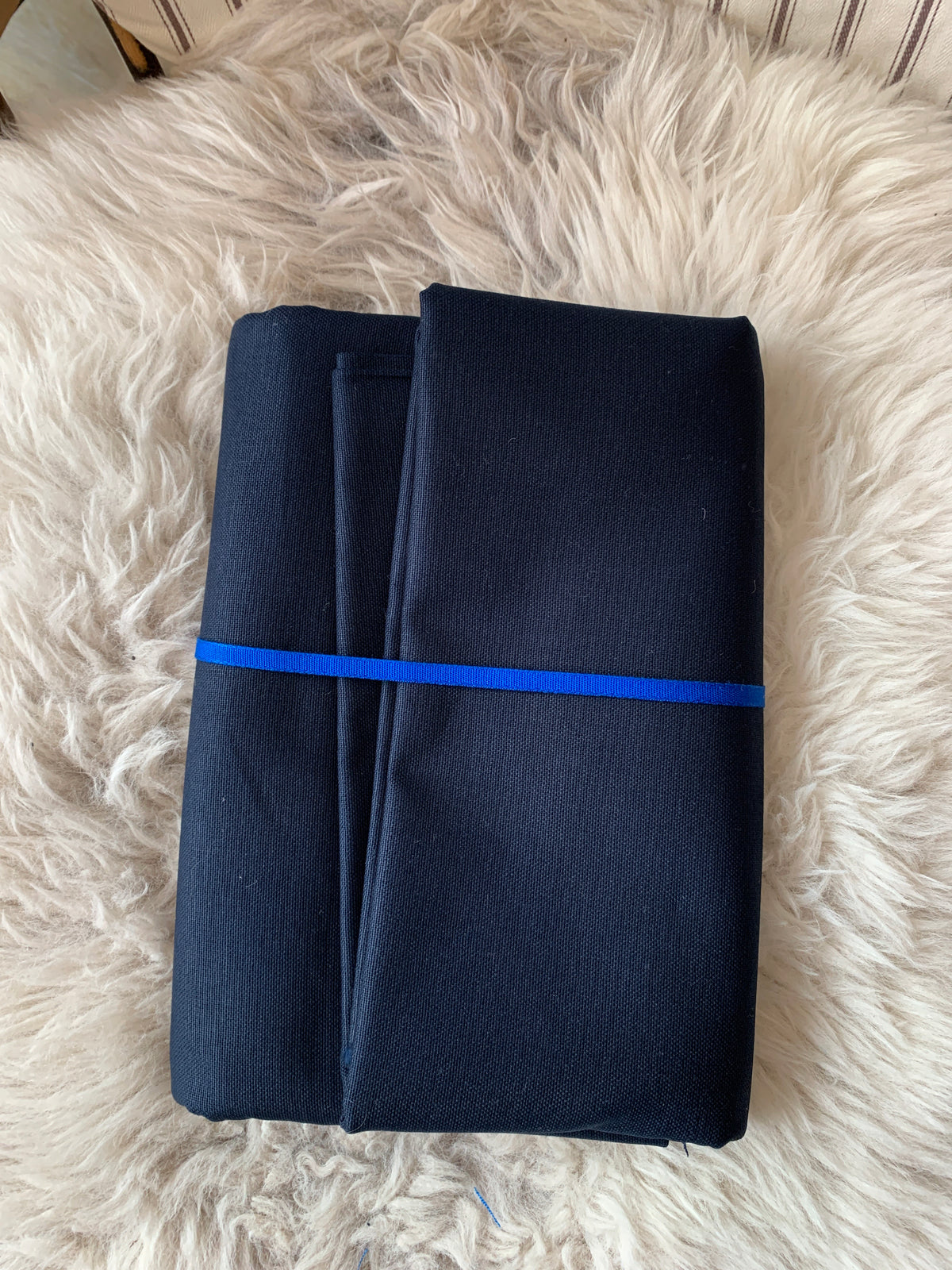 Cotton Canvas (Deep Navy) - 1.9m