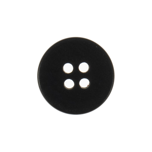 Corozo 4 Hole Button - Black (4 sizes)