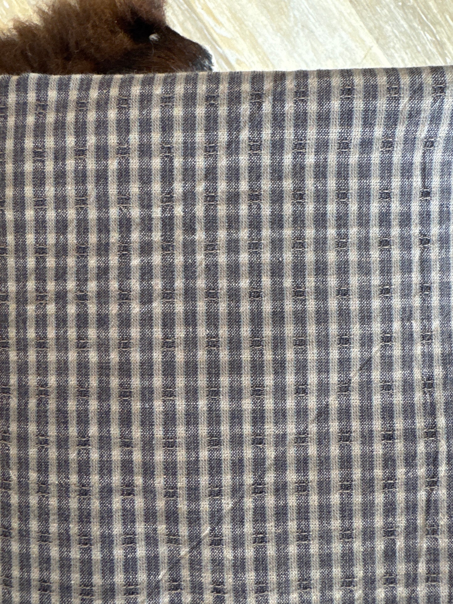Japanese Yarn Dyed Cotton (Check) - 3.3m