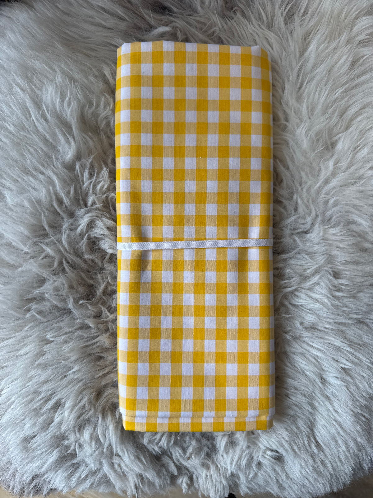 Cotton Gingham (Yellow) - 1.7m