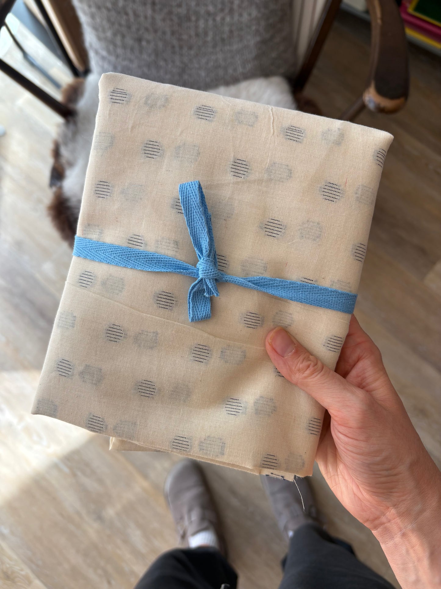 Jaipur Dobby - Blue Spot (1.7m)