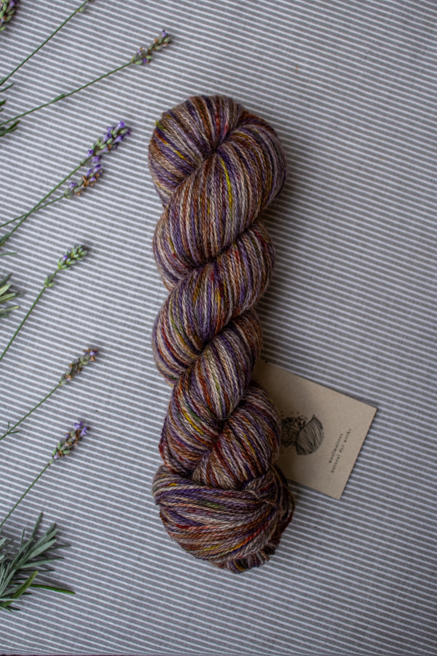 Woolmatters Dusk - Hand-dyed British Wool Yarn (100g skein)