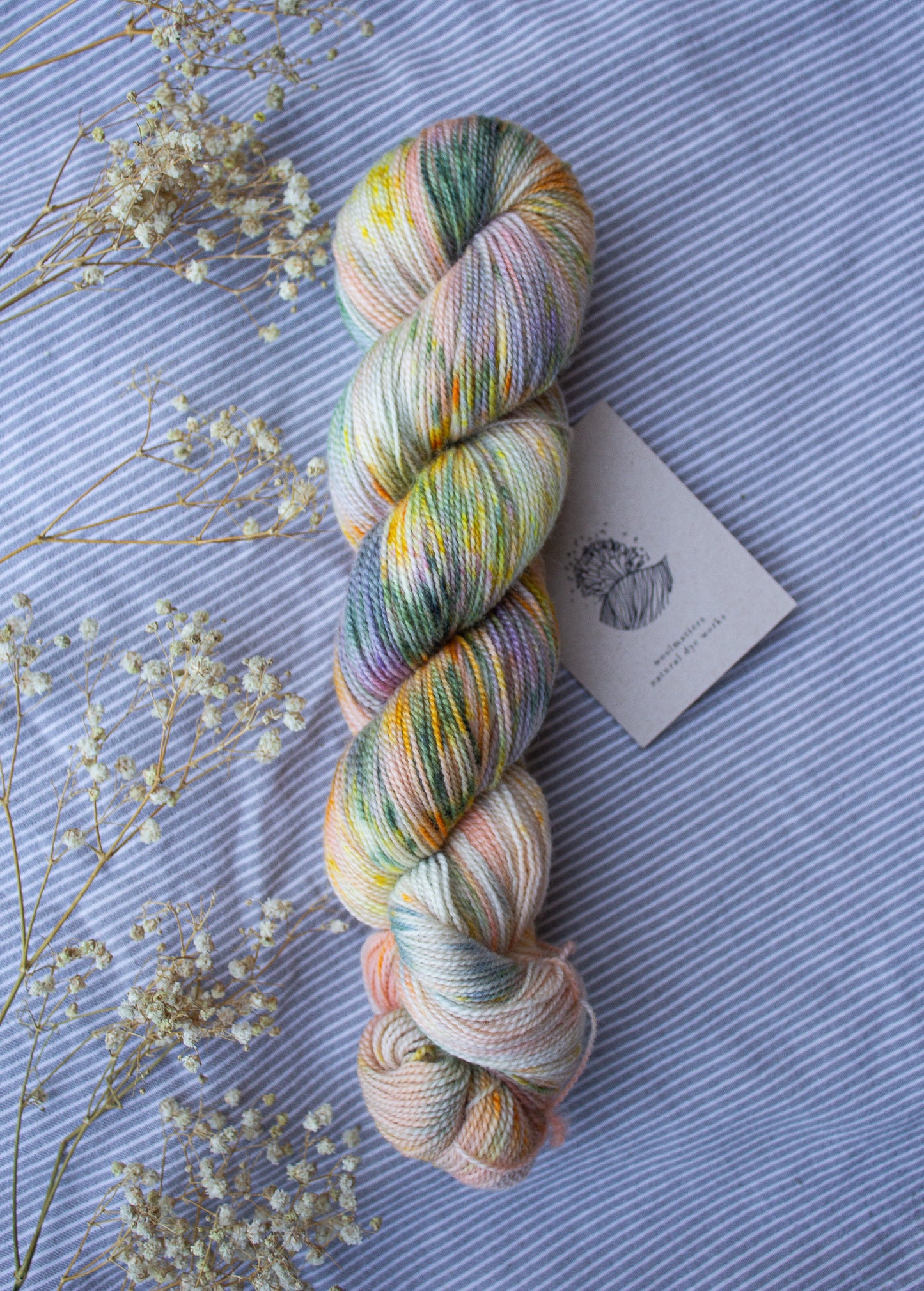 Woolmatters Corriedale Sock - Variegated - 100g hank