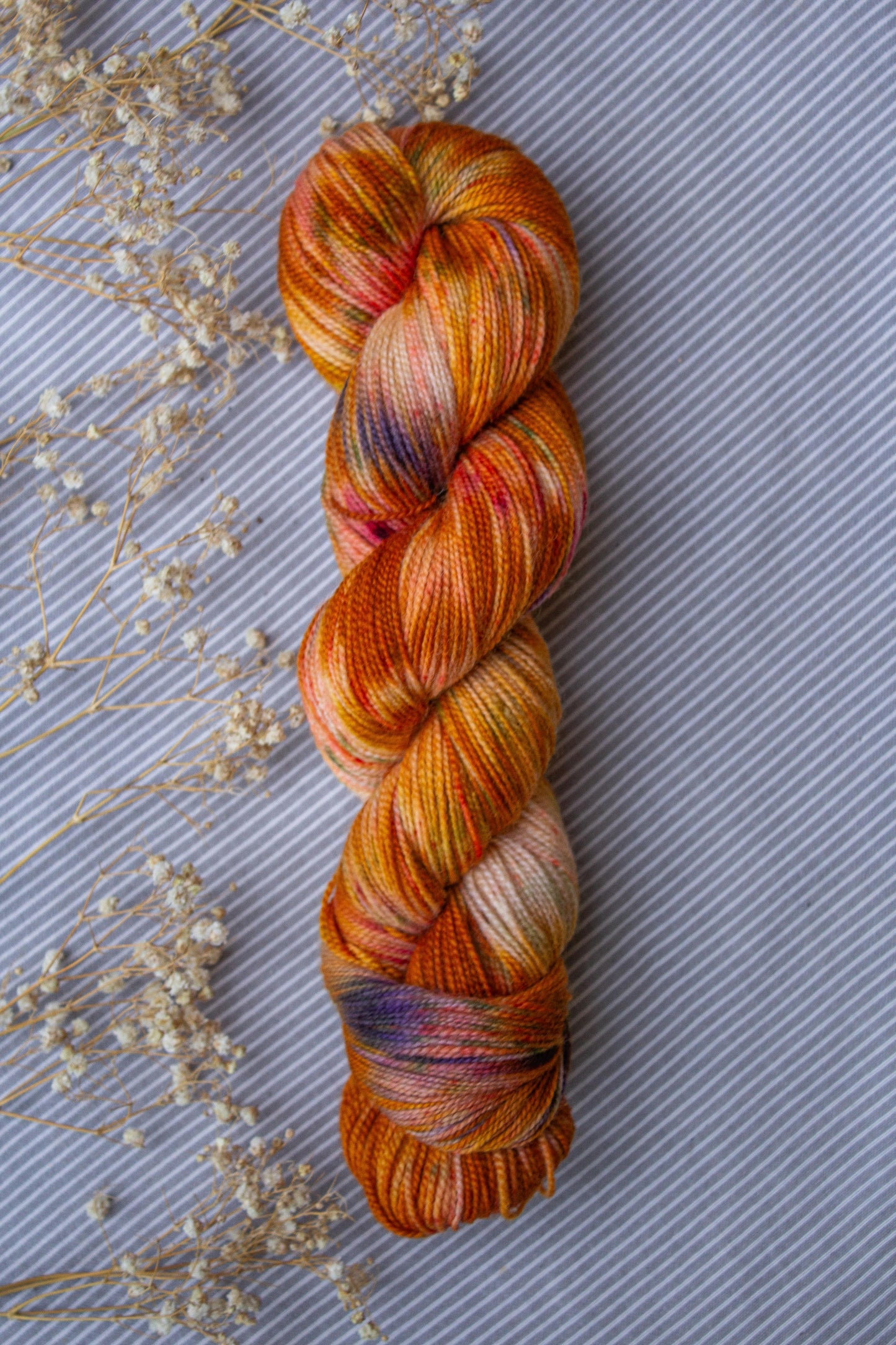 Woolmatters Corriedale Sock - Variegated - 100g hank