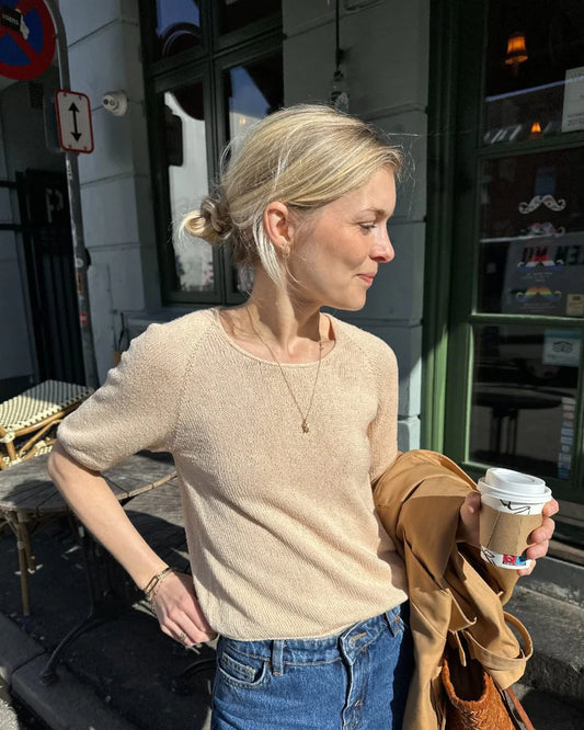 Cumulus Tee O-neck | PetiteKnit Printed Knitting Pattern