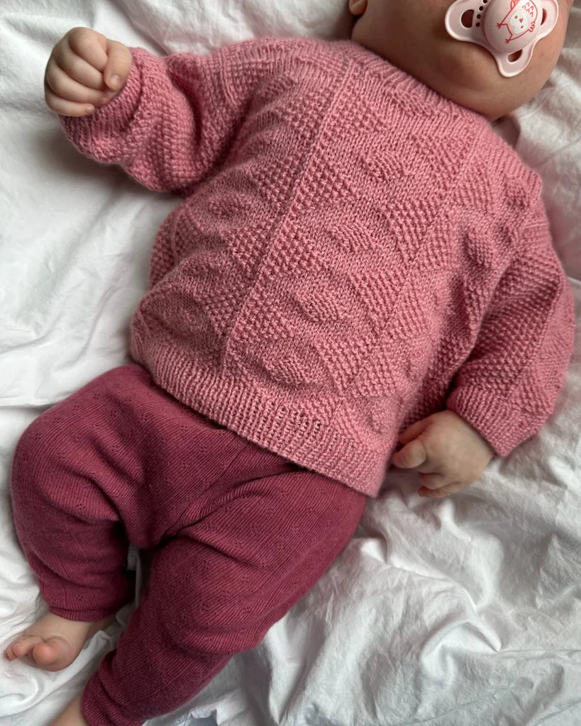 Esther Sweater Baby | PetiteKnit Printed Knitting Pattern