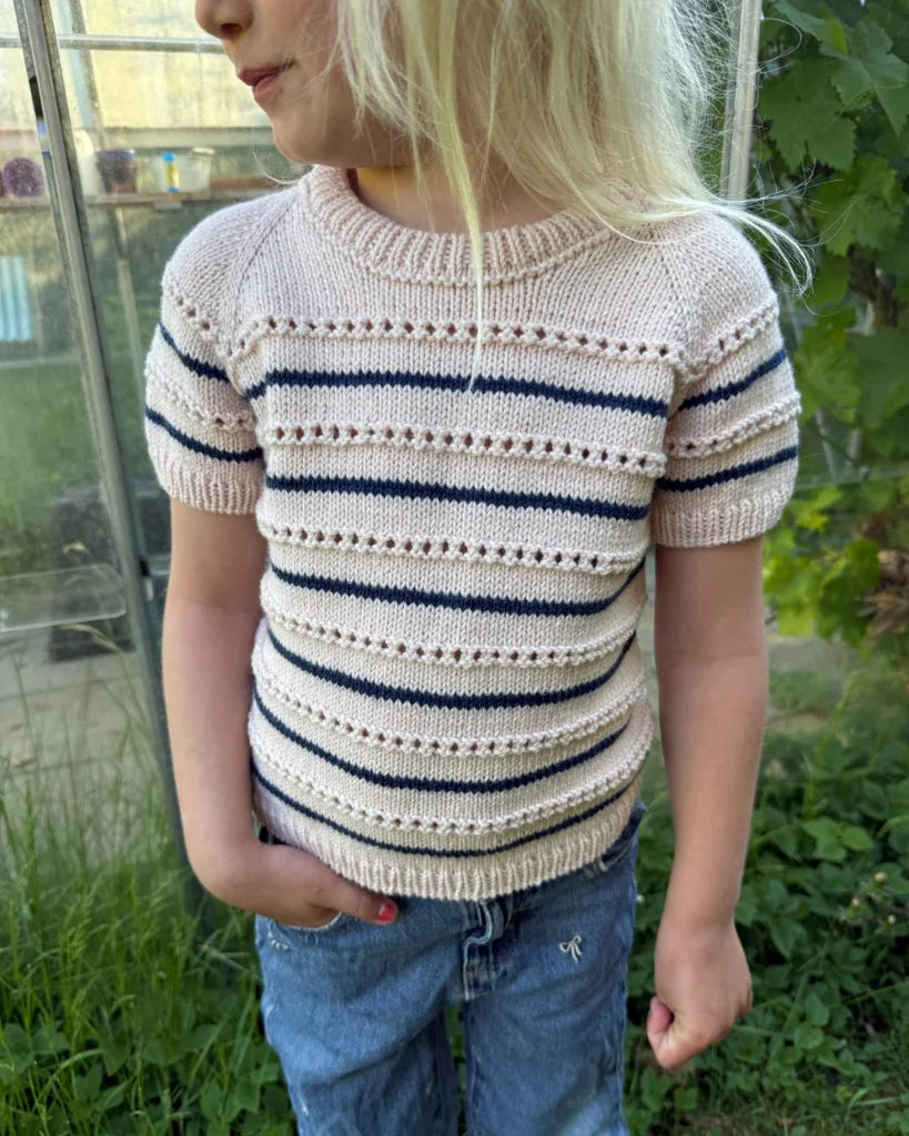 Ida Tee Junior | PetiteKnit Printed Knitting Pattern