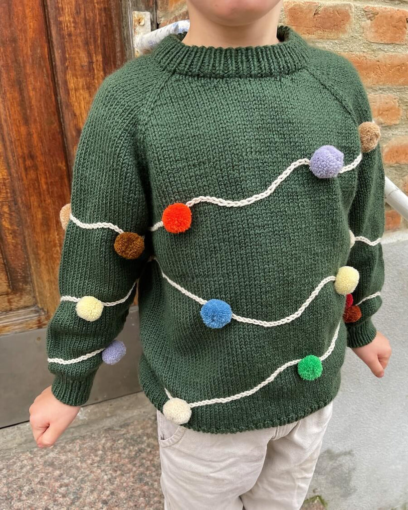 Let's Christmas Sweater | PetiteKnit Printed Knitting Pattern