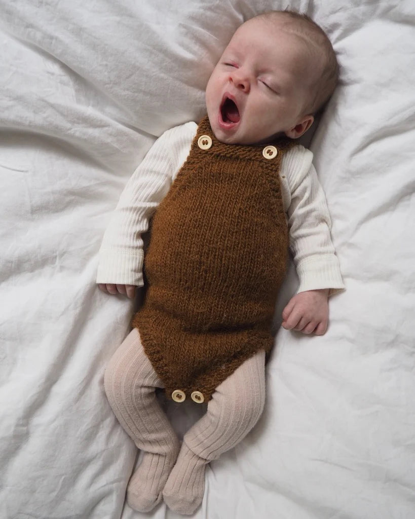 Little Brother's Romper | PetiteKnit Printed Knitting Pattern