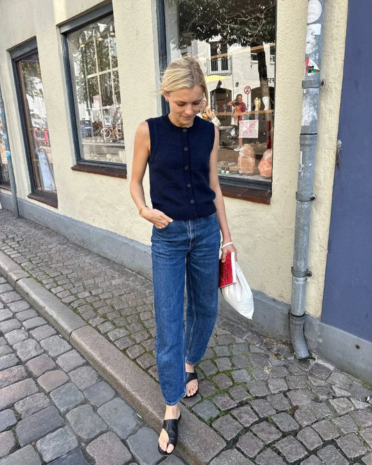 Maggie Vest | PetiteKnit Printed Knitting Pattern