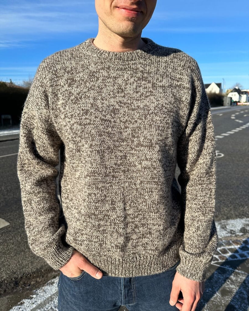 Melange Sweater Man | PetiteKnit Printed Knitting Pattern