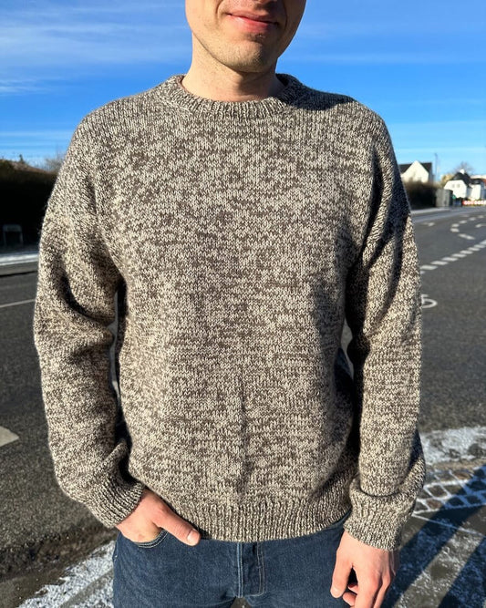 Melange Sweater Man | PetiteKnit Printed Knitting Pattern