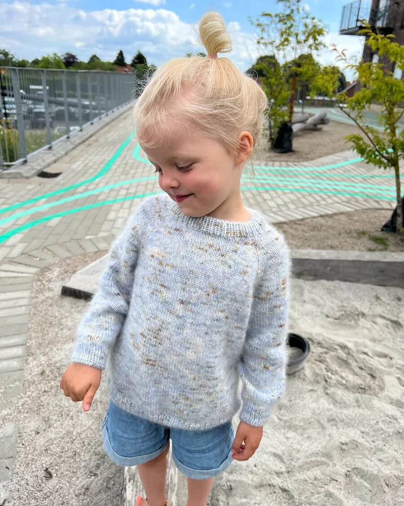 Monday Sweater Junior | PetiteKnit Printed Knitting Pattern