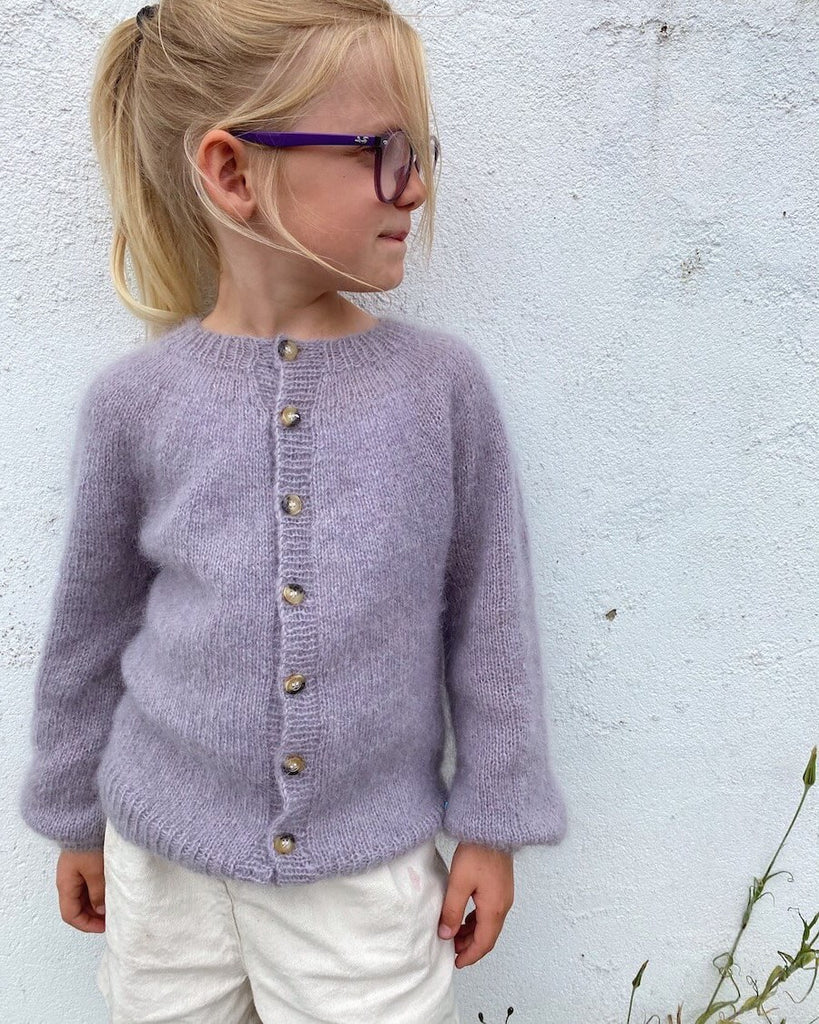 Novice Cardigan Junior - Mohair Edition | PetiteKnit Printed Knitting Pattern