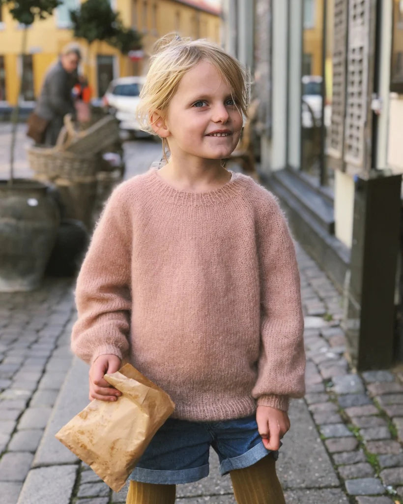 Novice Sweater Junior - Mohair Edition | PetiteKnit Printed Knitting Pattern
