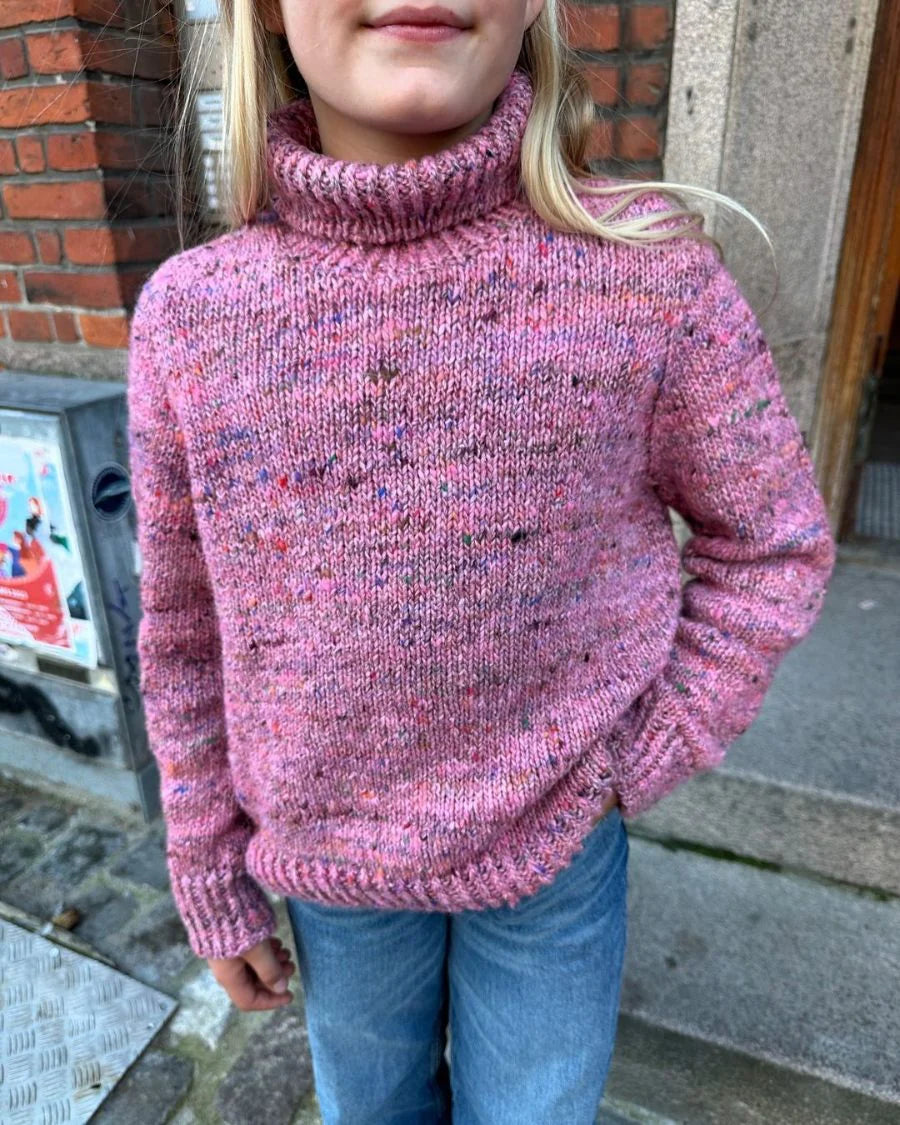 Terrazzo Sweater Junior | PetiteKnit Printed Knitting Pattern