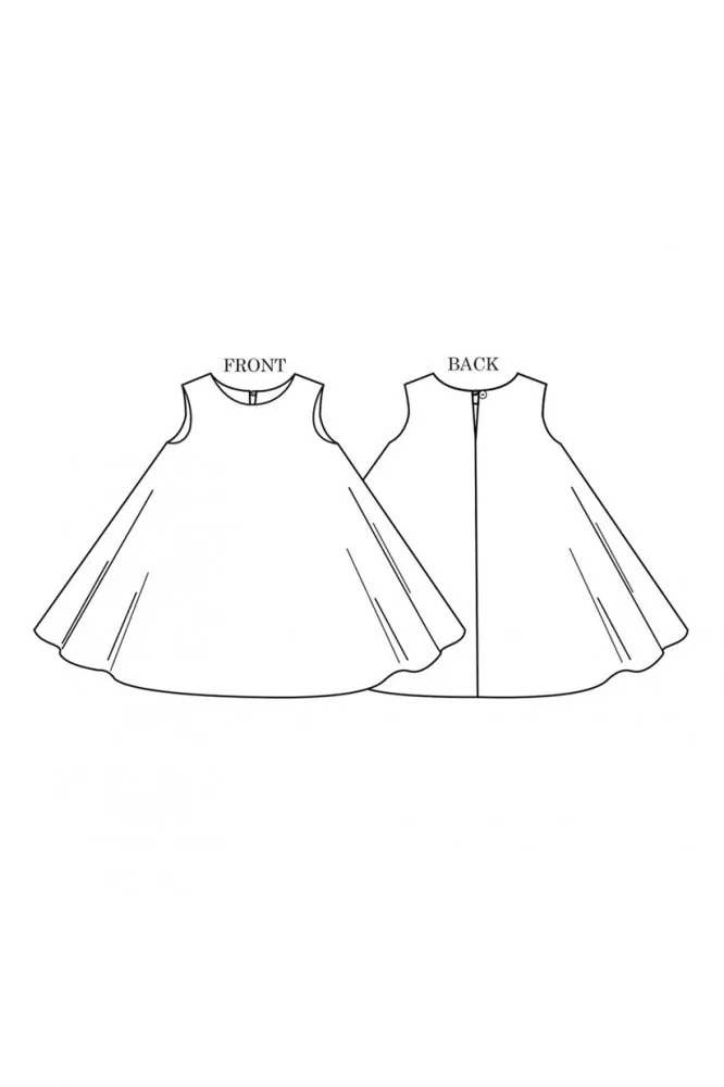 The Trapezette Girls Pattern - age 3-8yrs