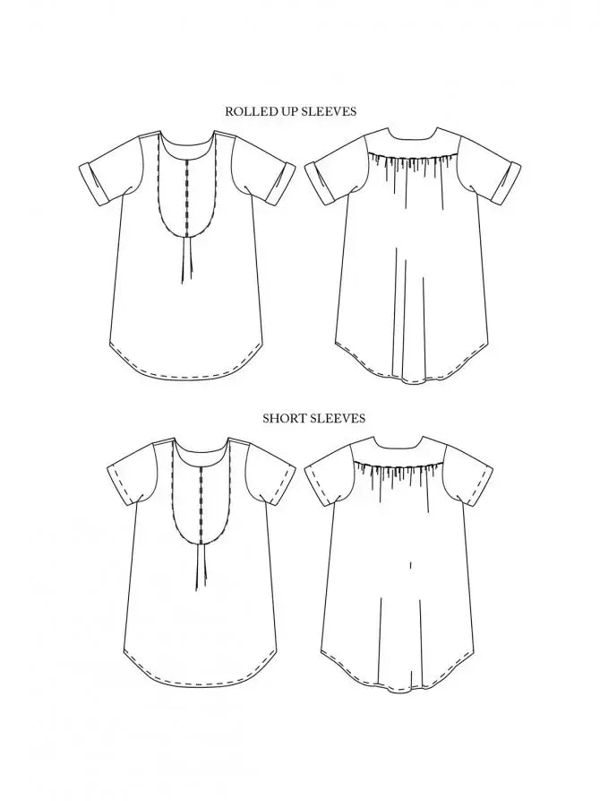 The Dress Shirt Sewing Pattern UK 6-18