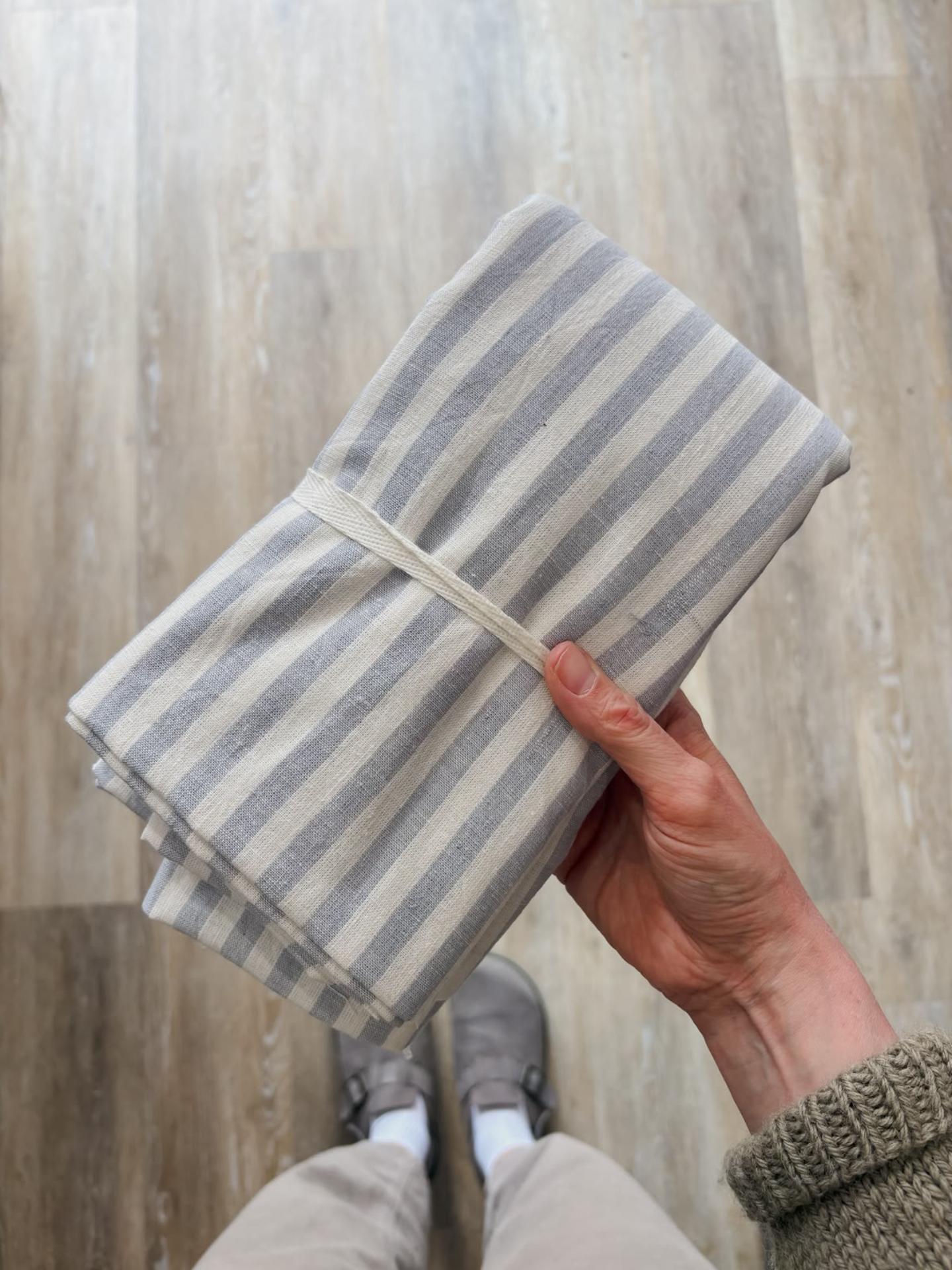Stripe (White + Sky) - 1.8m