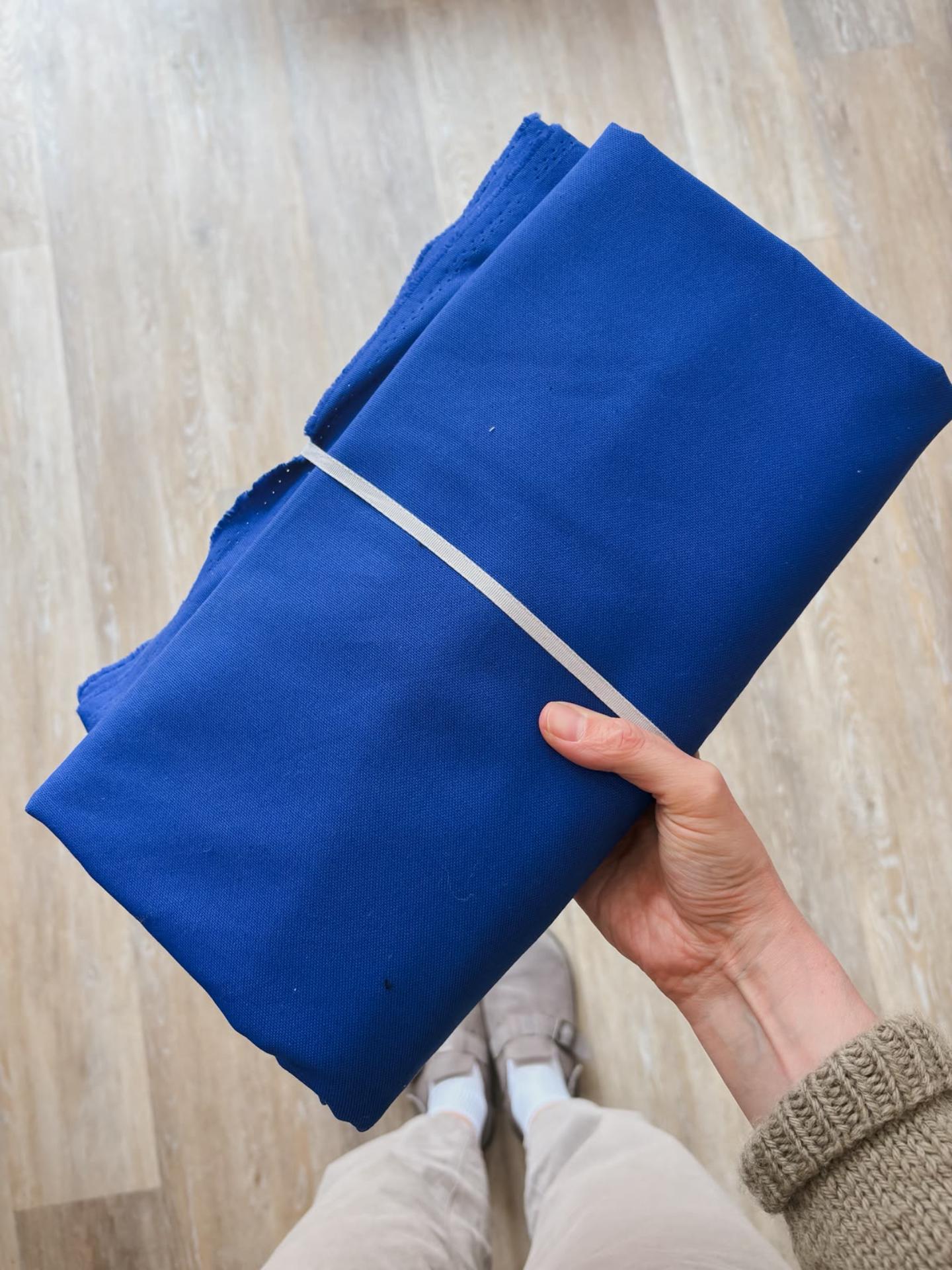 Cotton Canvas (Royal) - 3.3m