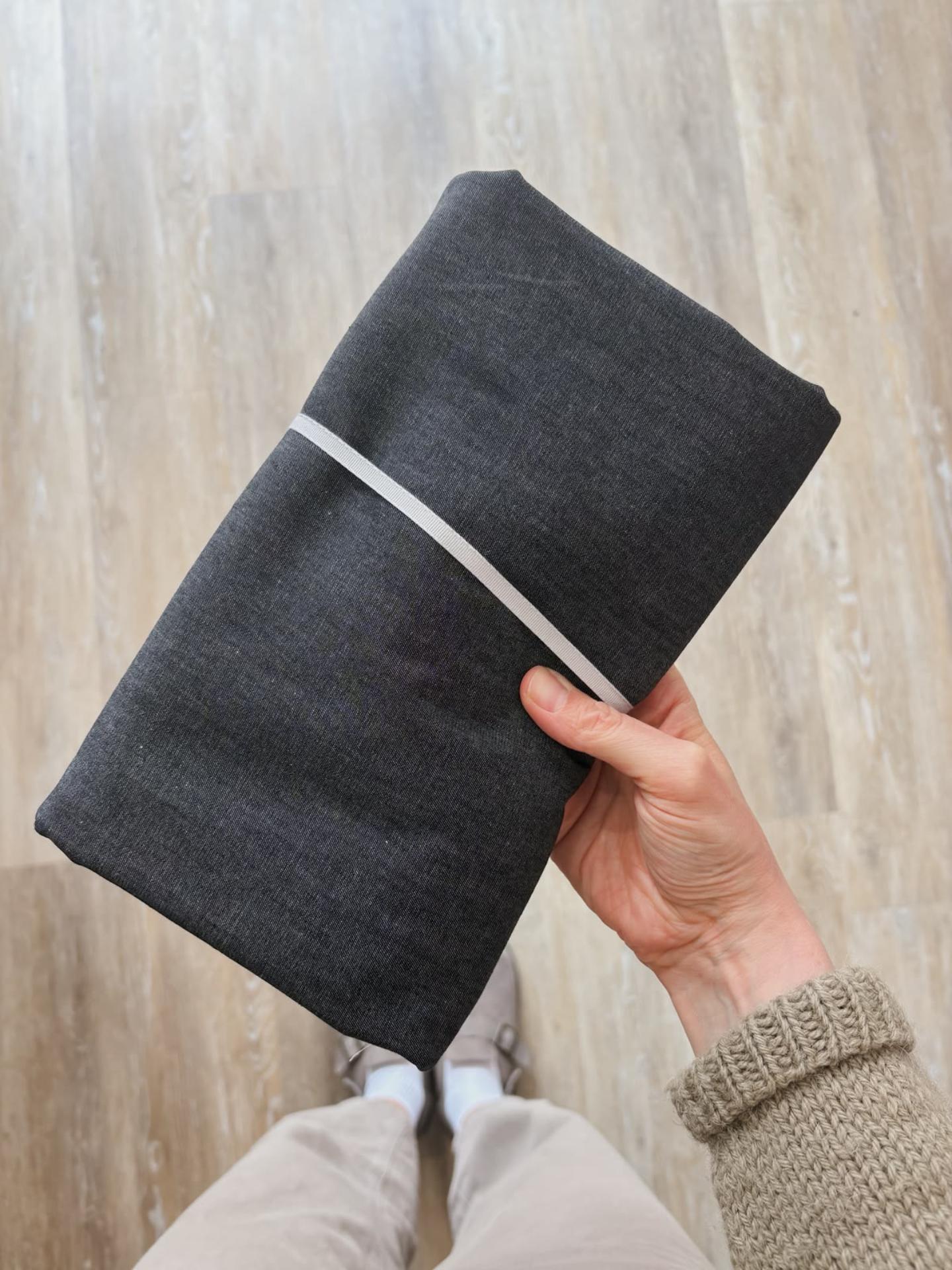 4oz Denim Chambray (Black) - 1.7m
