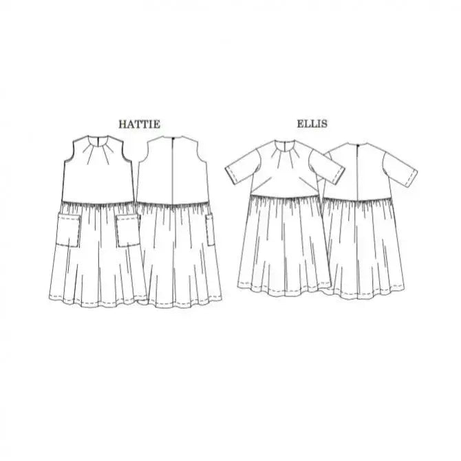 The Ellis & Hattie UK 18-28 Sewing Pattern