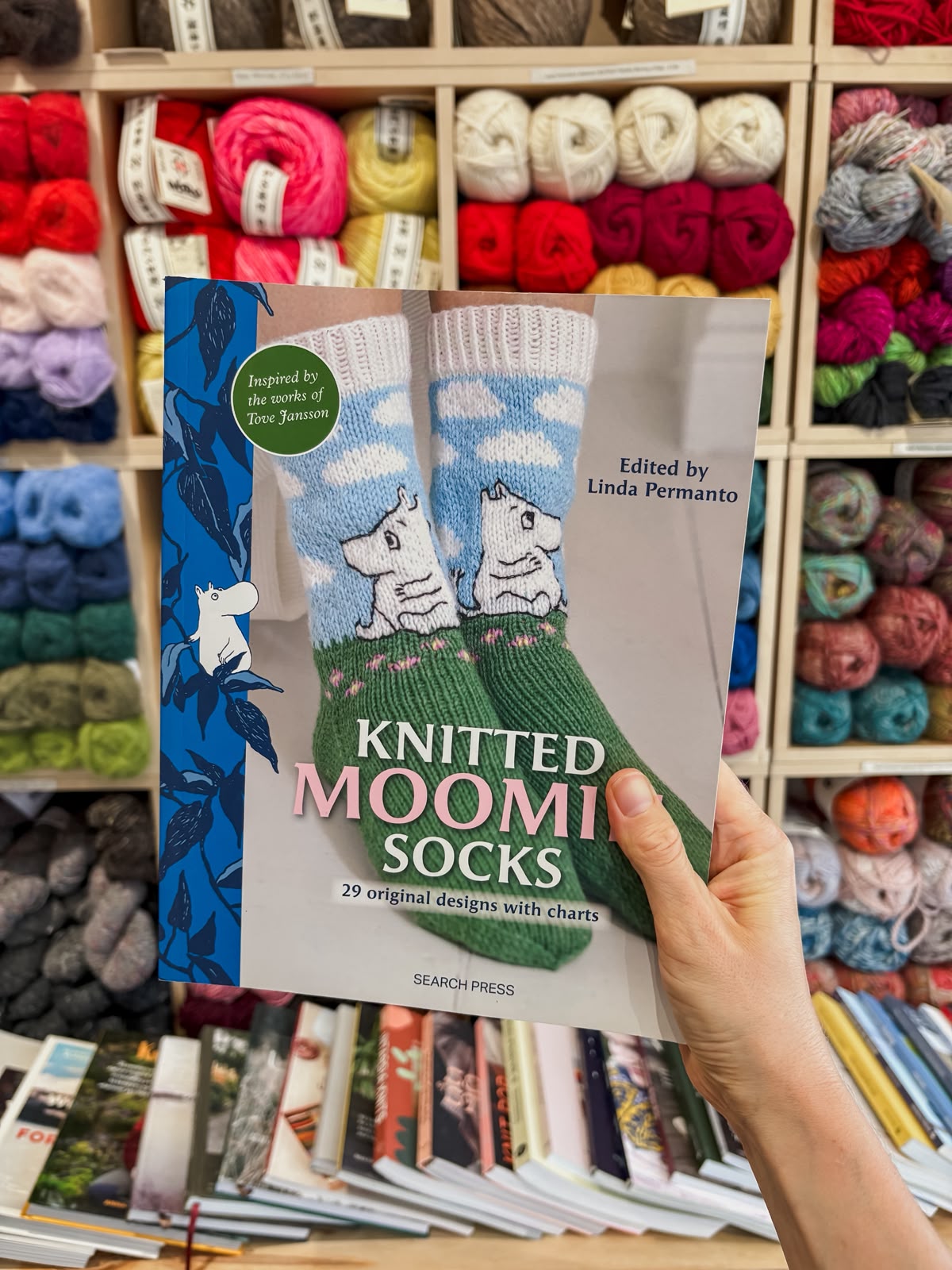 Knitted Moomin Socks | Linda Permanto