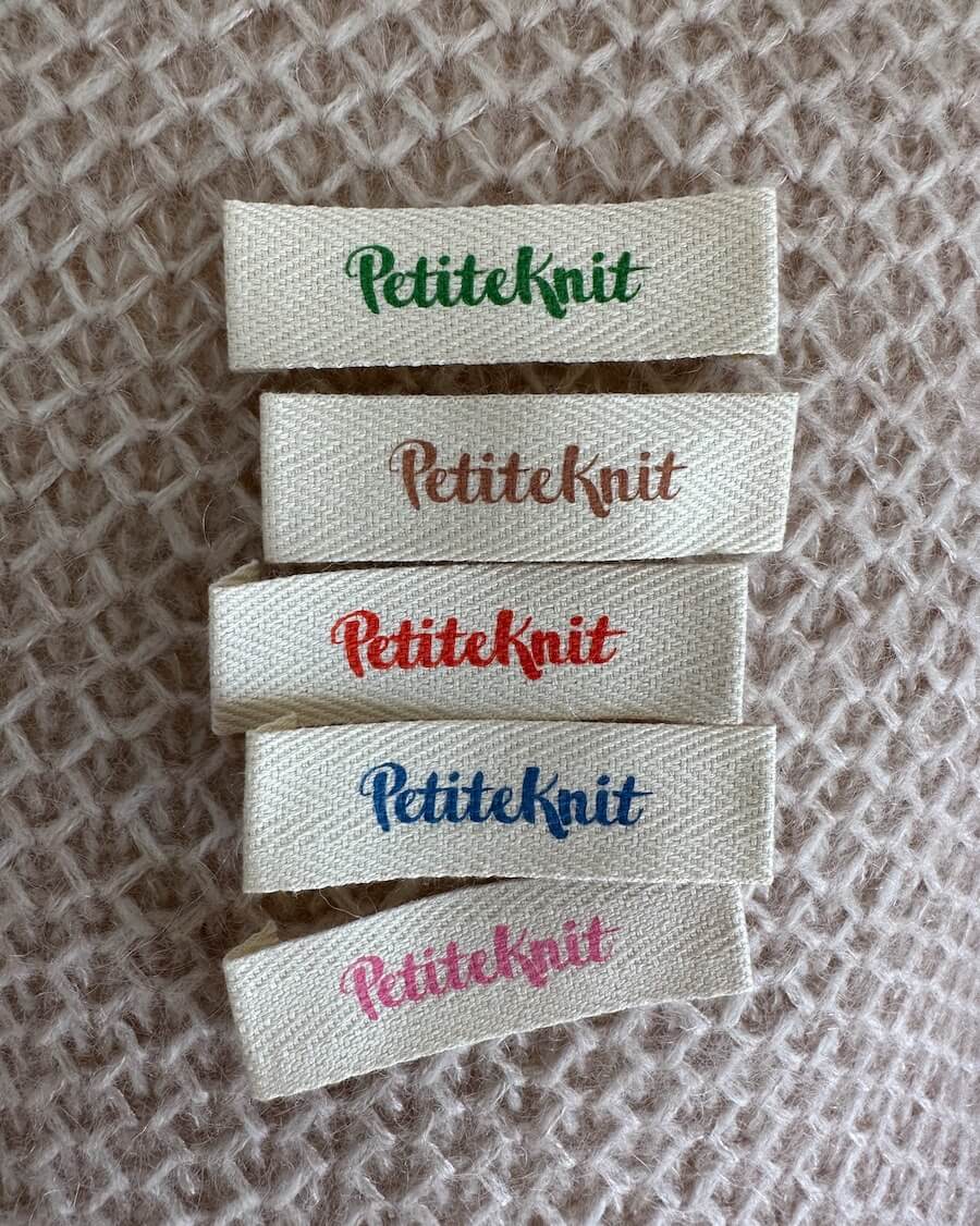 PetiteKnit Labels - mixed colours