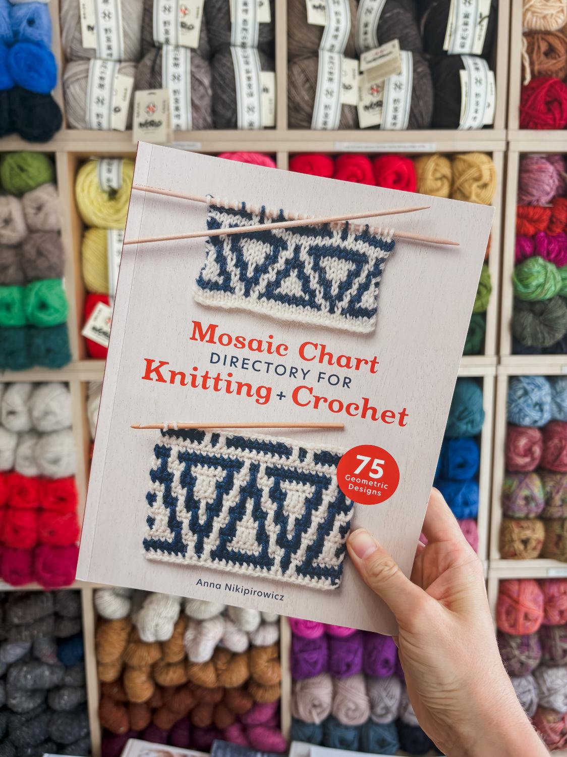 Mosaic Chart Directory for Knitting + Crochet | Anna Nikipirowicz