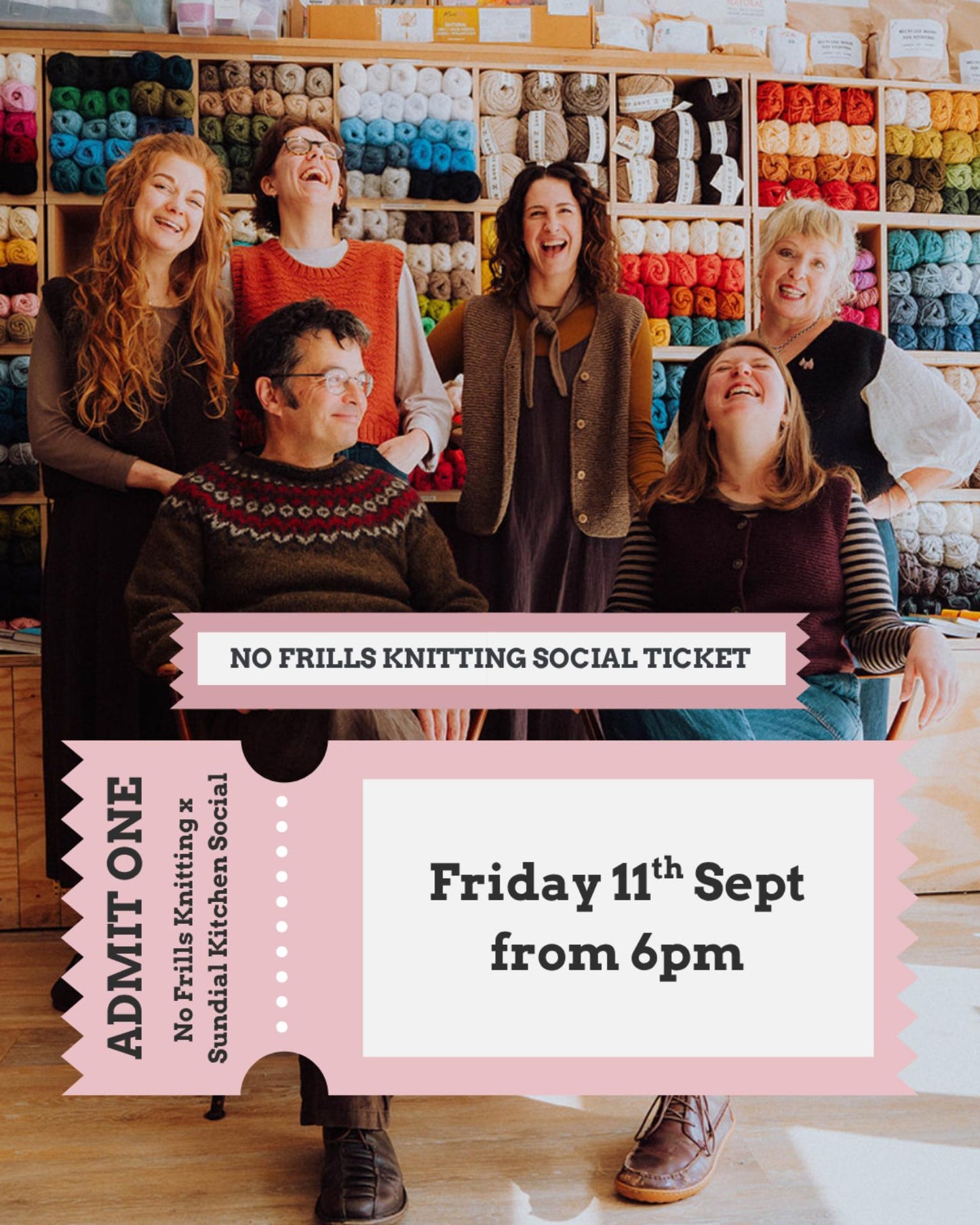 SOCIAL TICKET: September Social at Sundial Kitchen (Friday 11th September)