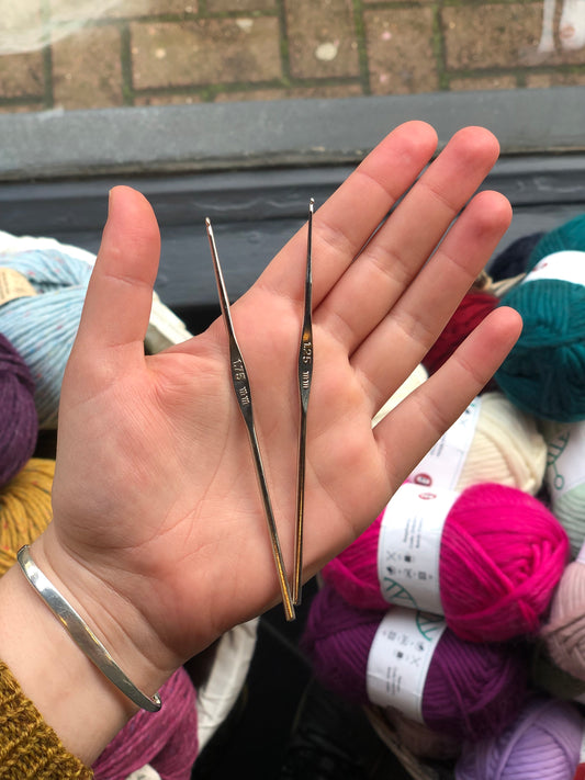 Pony Classic Crochet Hook Stainless Steel - 15cm