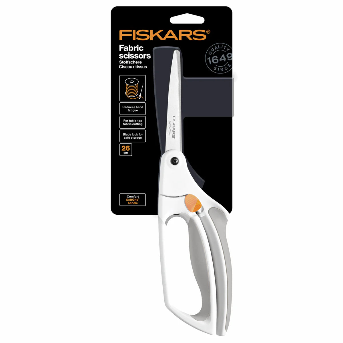 Fiskars Easyaction Sewing Scissors - 26cm