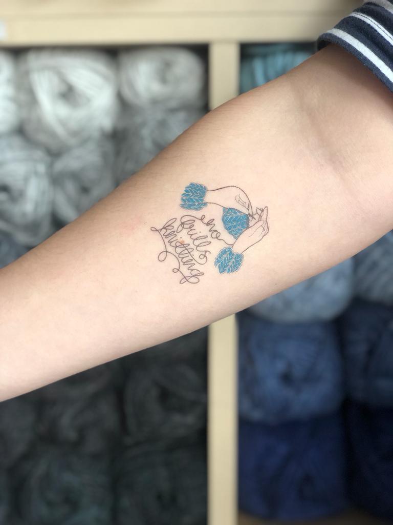 No Frills 2nd Birthday Temporary Tattoo Sheet