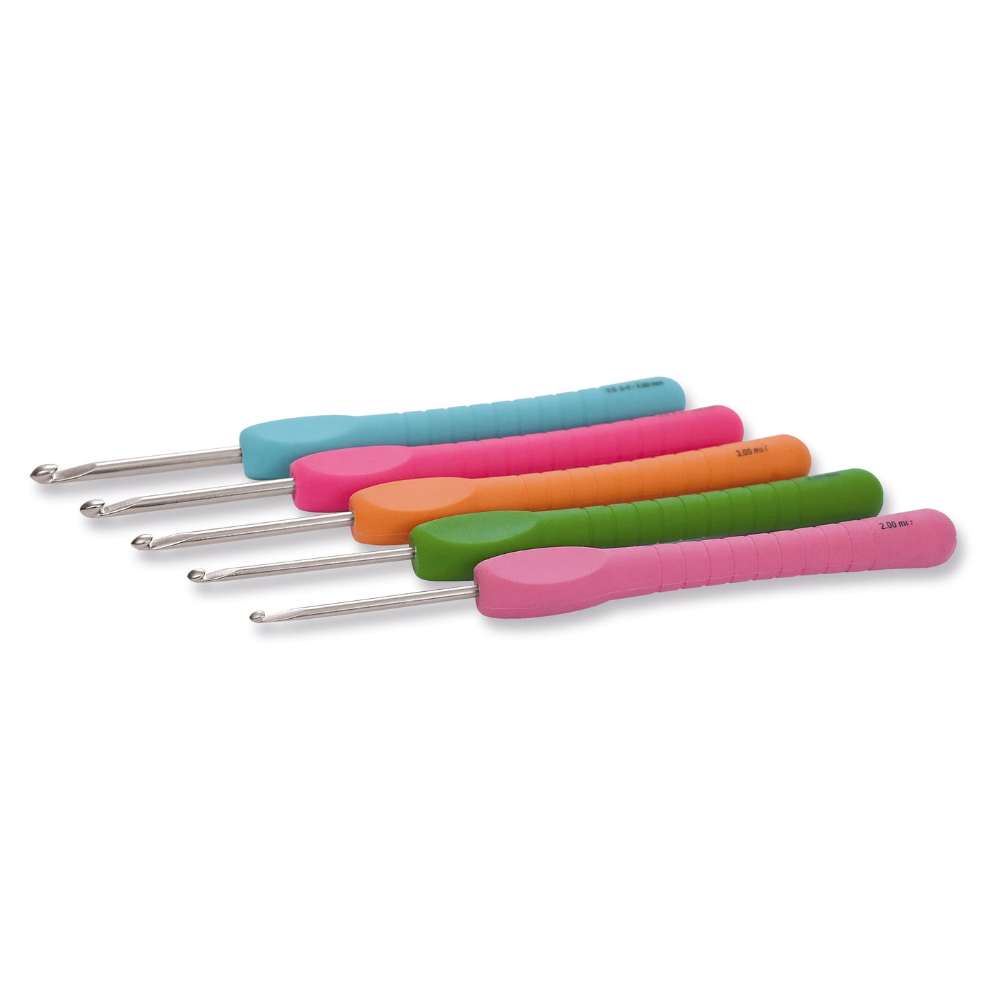 Pony Easy Grip Crochet Hook Set (set of 5) - 2mm-4mm