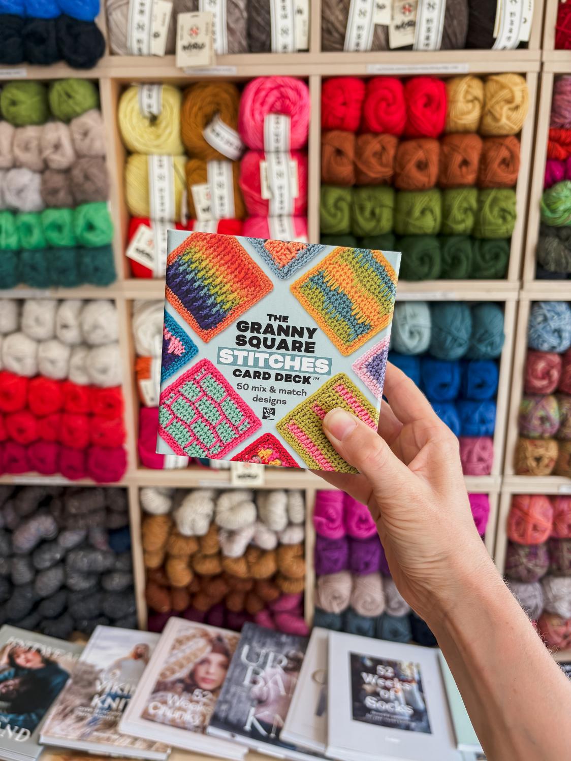 The Granny Square Stitches Card Deck | Claire Montgomerie