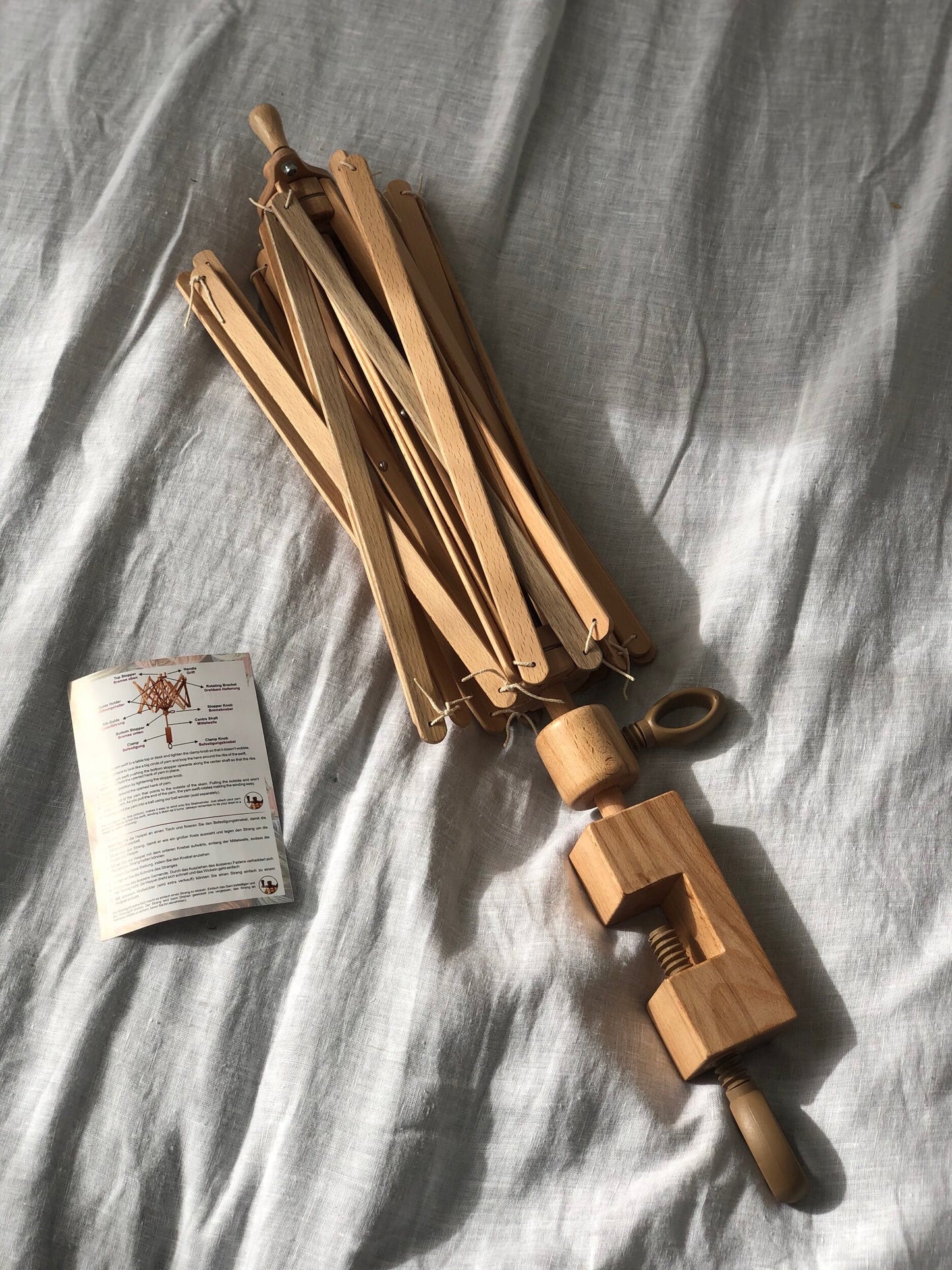 knitpro natural birch swift 2